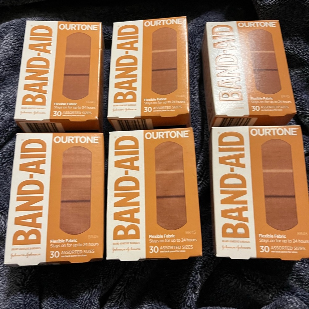 OURTONE Flexible Fabric Bandages - Brown 6 NEW boxes